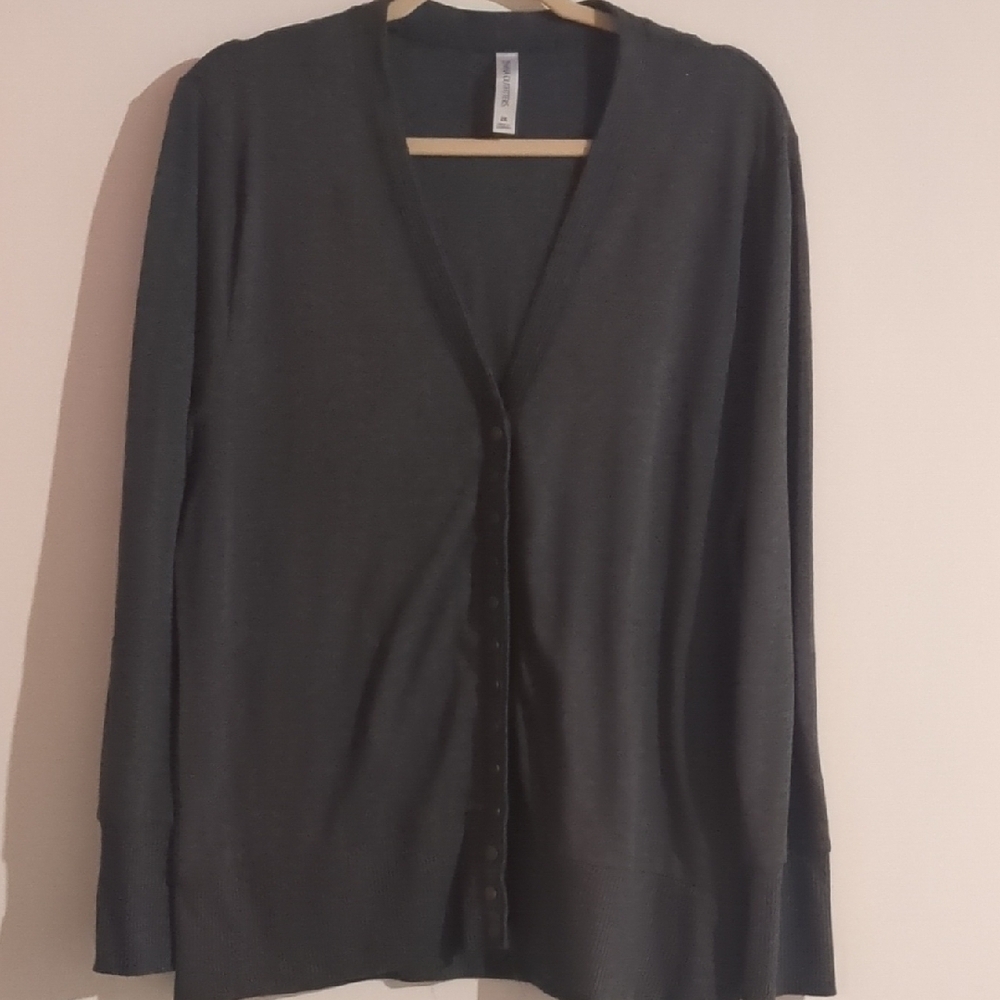 Classic Black Cardigan Sweater